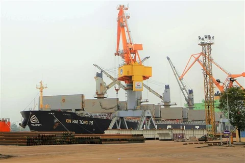 Trois grands navires jettent l’ancre au port de Hai Phong ​