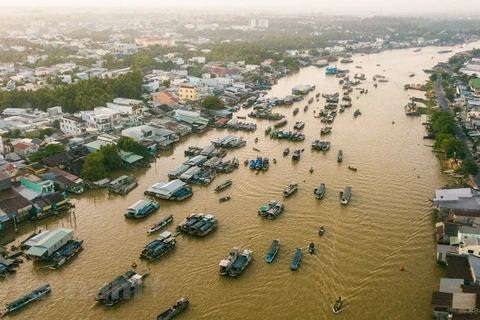 Marché flottant de Cai Rang - destination touristique majeure de la région du Nam Bô occidental
