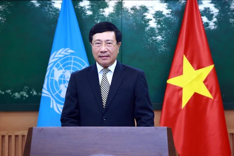 Le vice-Premier ministre Pham Binh Minh envoie un message vidéo à la 77e session de la CESAP