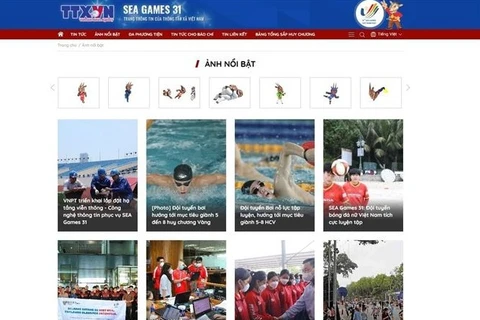 Le site web spécial de l'Agence vietnamienne d'Information sur les SEA Games 31 voit le jour