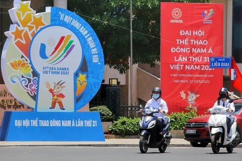 Les rues de Hanoi décorées pour accueillir les SEA Games 31