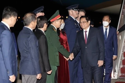 Le Premier ministre Pham Minh Chinh est arrivé aux États-Unis