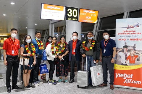 Vietjet lance des vols directs entre Hanoi/Ho Chi Minh-Ville et Mumbai
