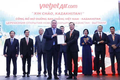 Vietjet Air ouvre des vols directs entre le Vietnam et le Kazakhstan