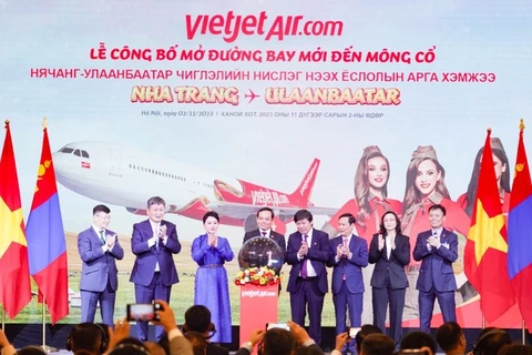 Vietjet Air ouvre une ligne directe reliant la Mongolie à Nha Trang