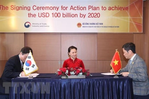 Le Vietnam et la R. de Corée ciblent 100 milliards d’USD d’échanges commerciaux en 2020