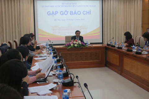 Conférence de presse du comité des Vietnamiens de l’étranger