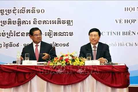 Communiqué commun de la conférence sur la coopération des provinces limitrophes Vietnam-Cambodge