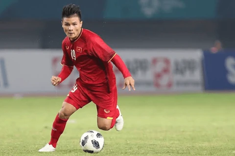 Quang Hai élu meilleur footballeur des éliminatoires de la Coupe d’Asie 2019
