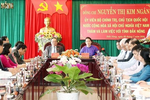 La présidente de l’AN exhorte Dak Nong à prêter attention aux politiques religieuses