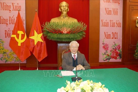 Vietnam-Chine : conversation téléphonique entre Nguyen Phu Trong et Xi Jinping