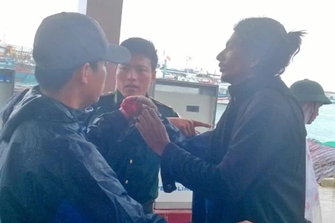 Ly Son accueille un marin indien blessé après un accident de travail 