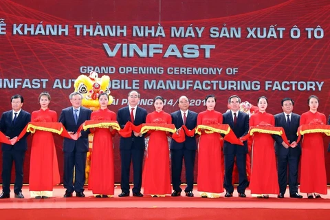 Automobile : inauguration de l’usine VinFast à Hai Phong