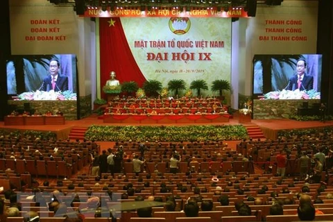 Ouverture du 9e Congrès national du Front de la Patrie du Vietnam