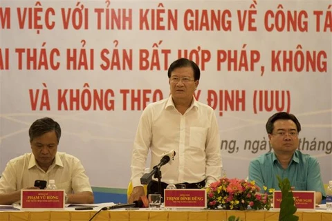Pêche INN : le vice-Premier ministre Trinh Dinh Dung travaille avec Kien Giang