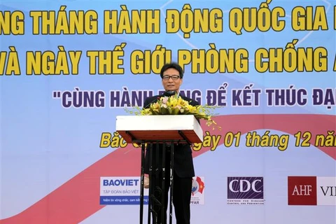 Meeting à Bac Giang contre le VIH/SIDA