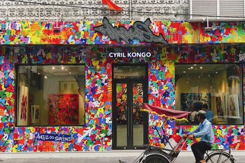 Galerie du peintre français d'origine vietnamienne Cyril Kongo à Hanoï