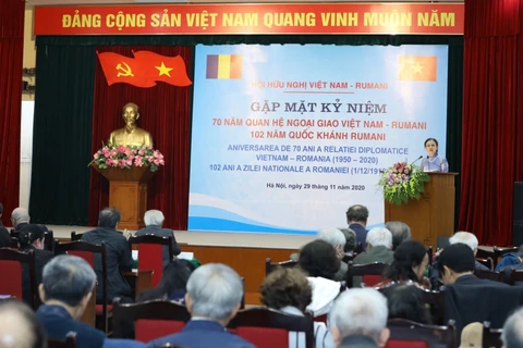 Célébration des 70 ans de l'établissement des relations diplomatiques Vietnam - Roumanie