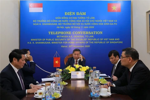 Vietnam et Singapour renforcent la coopération dans la lutte contre la criminalité transnationale 