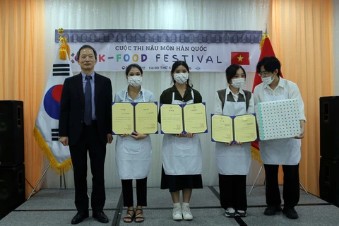 Concours de cuisine K-food Festival à Da Nang