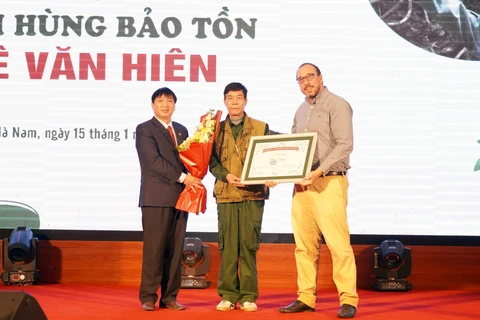 Un deuxième Vietnamien reçoit le titre de Disney Conservation Hero