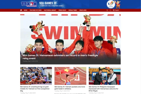 Le site web de la VNA sur les SEA Games 31 apprécié