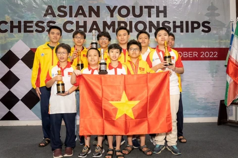 Le Vietnam termine premier aux Championnats d'Asie d'échecs de la Jeunesse 2022