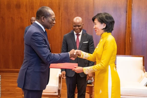 L'ambassadrice du Vietnam en Bénin présente les lettres de créance au président béninois
