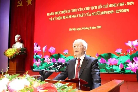 La cérémonie nationale marque les 50 ans de mise en œuvre du Testament du Président Ho Chi Minh