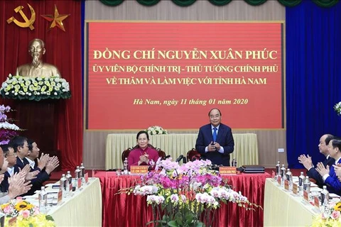 Le Premier ministre exhorte Ha Nam à faire des efforts dans le développement