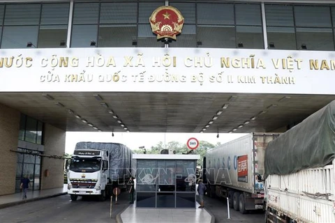 Les exportations de produits agricoles augmentent fortement via le poste frontalier de Lao Cai