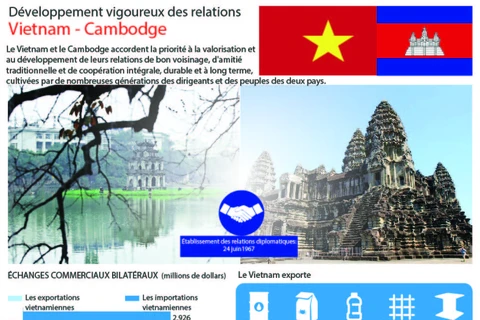 Développement vigoureux des relations Vietnam - Cambodge