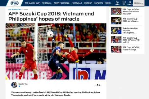 AFF Suzuki Cup 2018: les médias asiatiques saluent la qualification du Vietnam pour la finale 