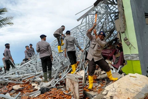 Tsunami en Indonésie : Le bilan est actuellement de 373 morts