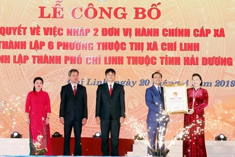 Hai Duong : le chef-lieu de Chi Linh devient ville