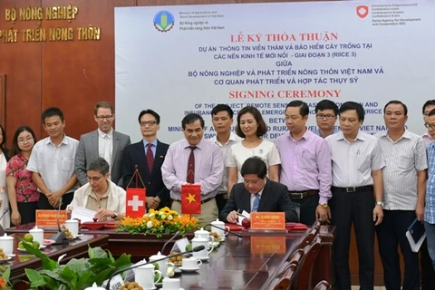 La Suisse aide le Vietnam à appliquer la technologie de télédétection à la production rizicole