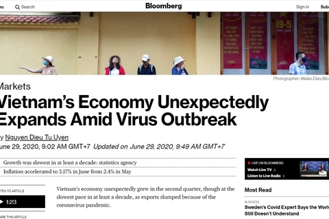 Bloomberg : l’économie du Vietnam se développe d'une manière imprévue