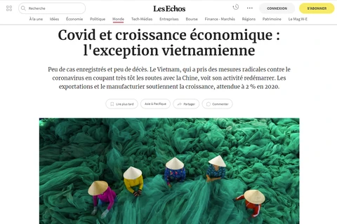 Les Échos salue le succès du Vietnam dans la lutte contre le Covid-19