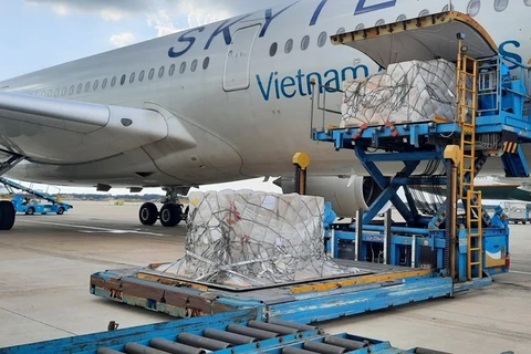 COVID-19 : plus de 203.000 kits de test rapide d'Allemagne arrivent au Vietnam 