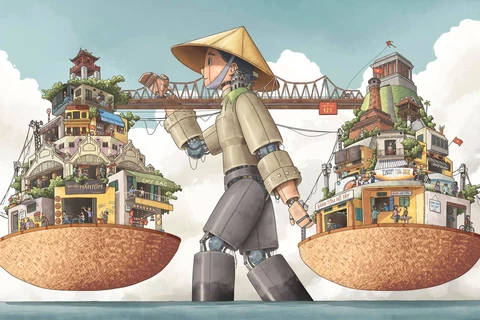 Résultats du concours d'illustration de la ville créative de Hanoï