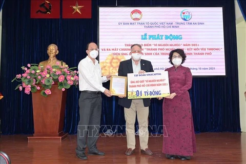 Des dizaines de milliards de dongs collectés en faveur des pauvres à Ho Chi Minh-Ville