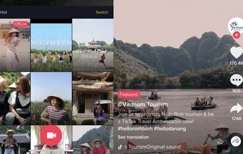 Tourisme : le Vietnam figure parmi les 25 pays les plus regardés sur TikTok