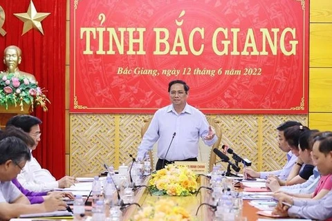 Le Premier ministre exhorte Bac Giang à promouvoir le développement durable