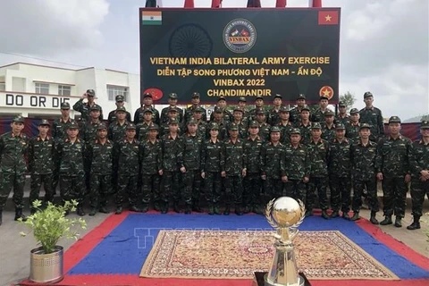Clôture de l'exercice militaire bilatéral Vietnam-Inde "Ex VINBAX 2022"