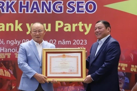 L'entraîneur Park Hang-seo à l'honneur