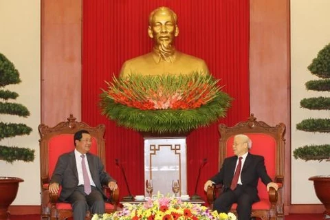  Le chef du Parti salue la visite du Premier ministre cambodgien