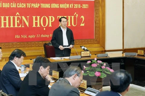 Le président Trân Dai Quang demande d’édifier une justice pure et forte