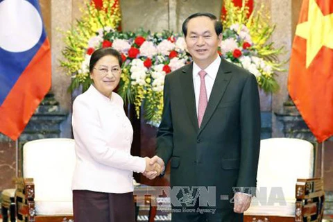 Vietnam-Laos:: Le président invite les deux AN à œuvrer à la réalisation des accords