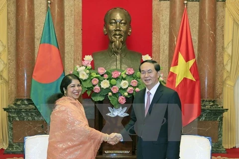 Le chef de l’Etat vietnamien reçoit la présidente du Parlement du Bangladesh