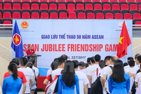 Echange sportif en l’honneur du cinquantenaire de l'ASEAN